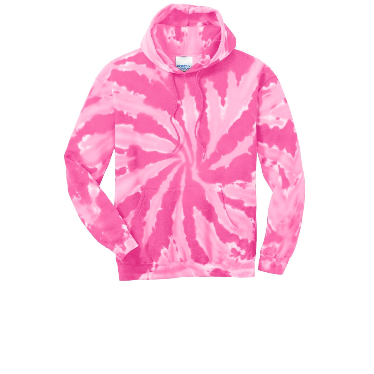 Port & Company® Tie-Dye Pullover Hooded Adult Sweatshirt